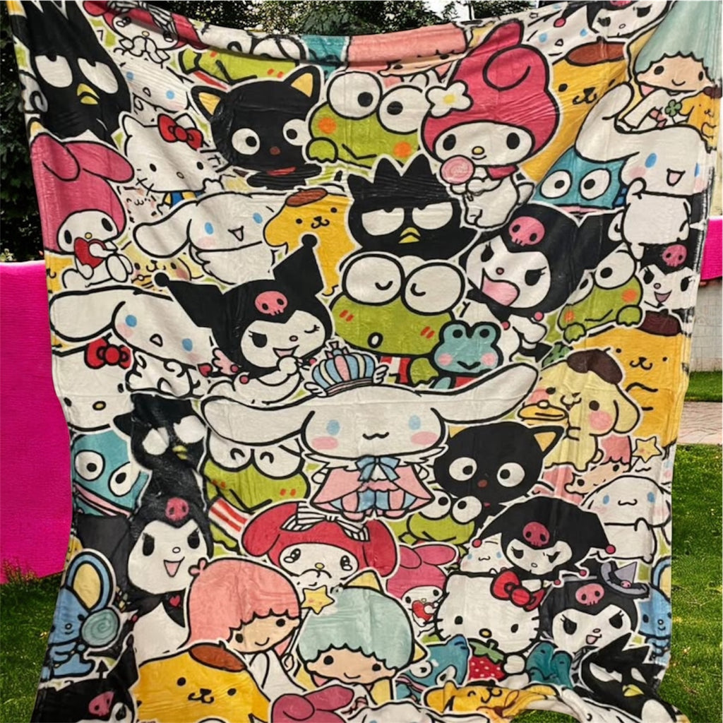 HK & Friends Throw Blanket