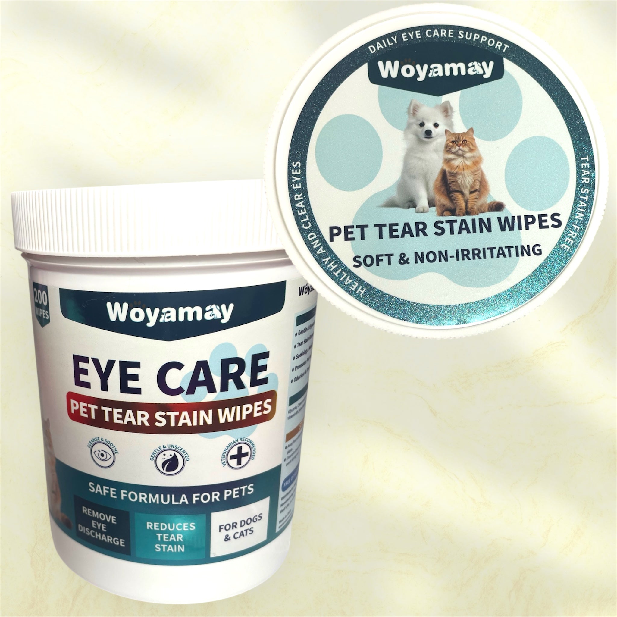 Woyamy 200ct Pet Care Wipes